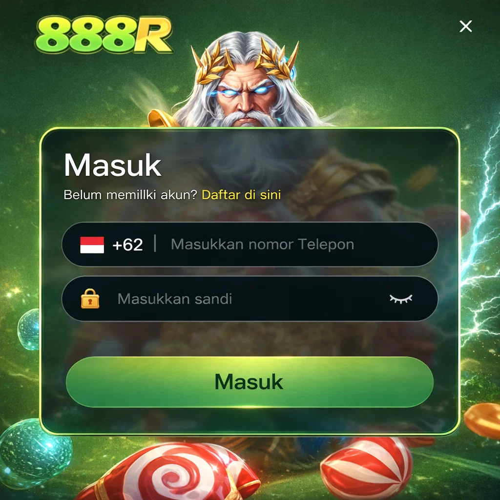 Halaman 888R Masuk resmi untuk akses akun pengguna dengan tampilan sederhana dan mudah digunakan